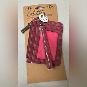 Catchfly Studio mini Wristlet wallet with RFID protection NWT